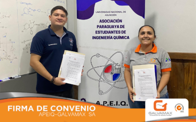 FIRMA DE CONVENIO : APEIQ-GALVAMAX SA 🤝🏻
